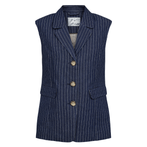 Nümph Vest - NuVibeke Vest - Medium Blue Denim