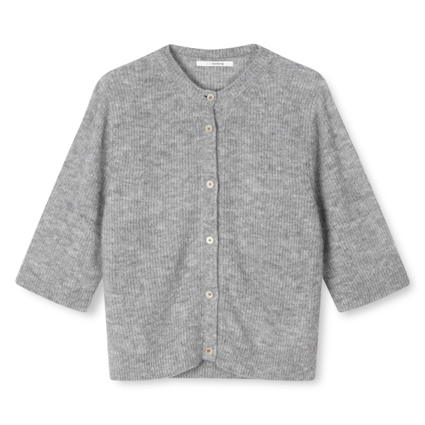 SibinLinnebjerg Strik - Summer Cardigan - Sweat Grey