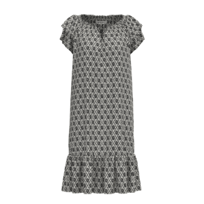 Co'couture Kjole - SunriseCC Crop Sofia Dress - Off White / Black