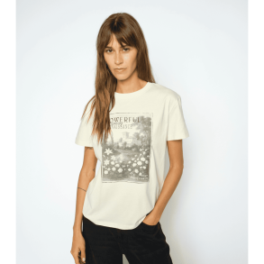 Mos Mosh T-shirt - MMToni O-SS Tee - Ecru