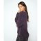 Mos Mosh Strik - MMThora V-neck Knit - Sweet Grape