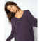 Mos Mosh Strik - MMThora V-neck Knit - Sweet Grape