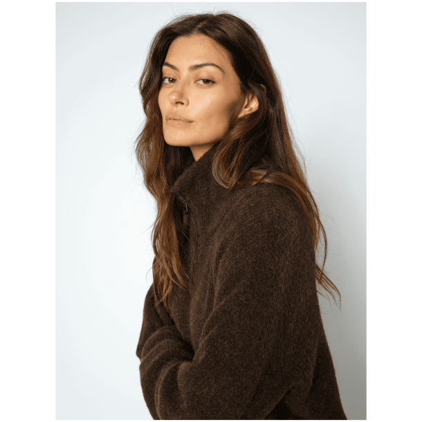 Mos Mosh Strik - MMThora Knit Zip Cardigan - Delicioso
