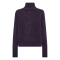 Mos Mosh Strik - MMThora Knit Zip Cardigan - Sweet Grape