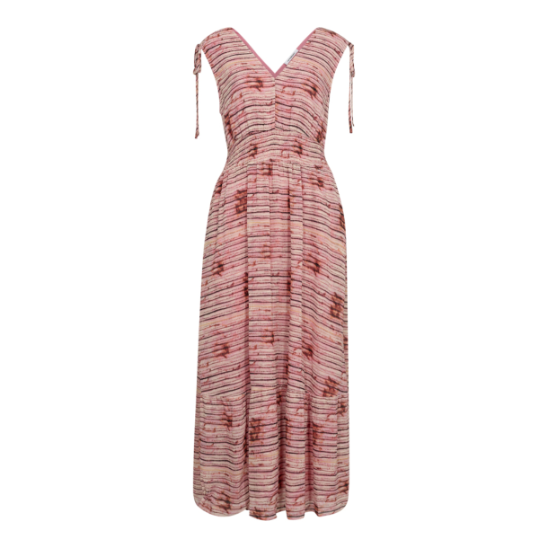 Co'couture Kjole - TieCC Line Mazza Dress - Bubblegum