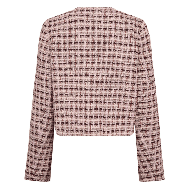 Co'couture Jakke - TikaCC Boucle Jacket - Dusty Rose