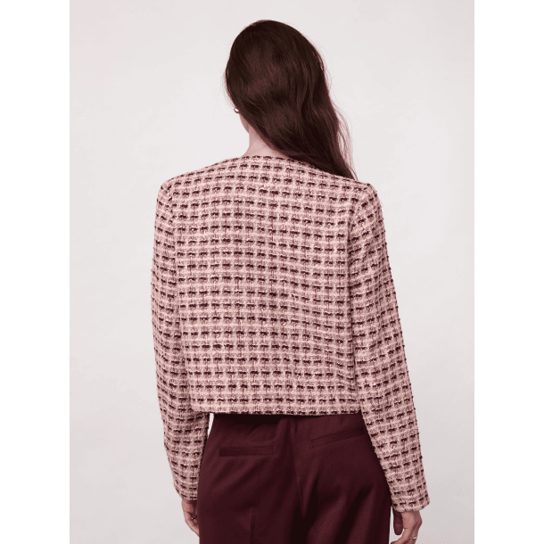 Co'couture Jakke - TikaCC Boucle Jacket - Dusty Rose