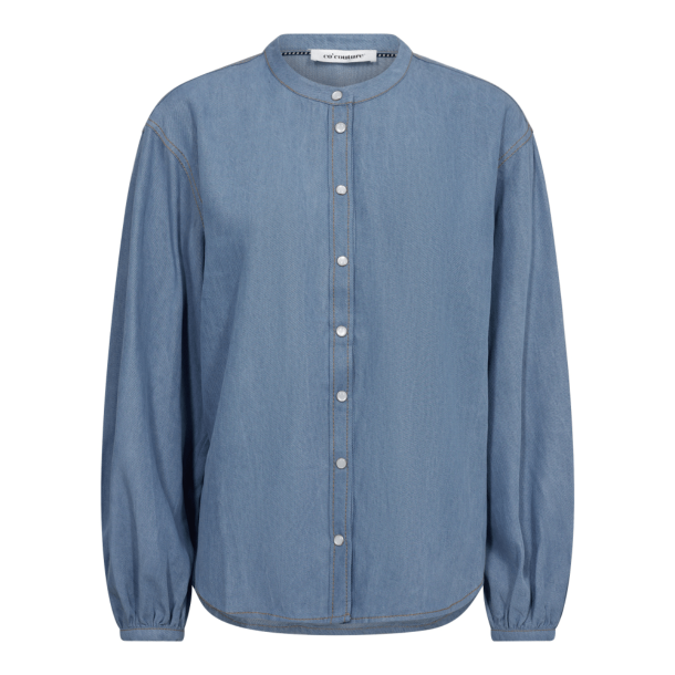 Co'couture Skjorte - TitusCC Denim Shirt - Denim Blue