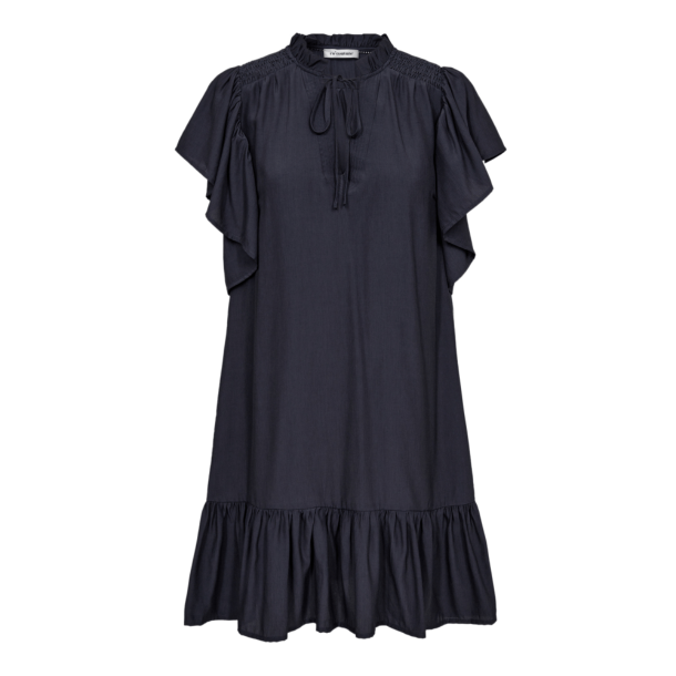 Co'couture Kjole - ToraCC Frill Dress - Ink