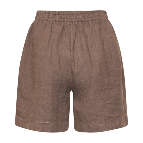 Tiffany Shorts - Tracy Linen Shorts - Mocca