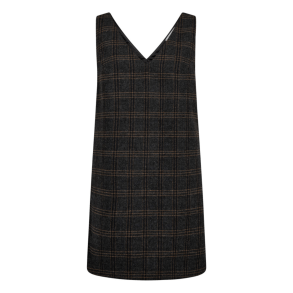 Co'couture Kjole - ValerieCC Spencer V-Dress - Dark Grey