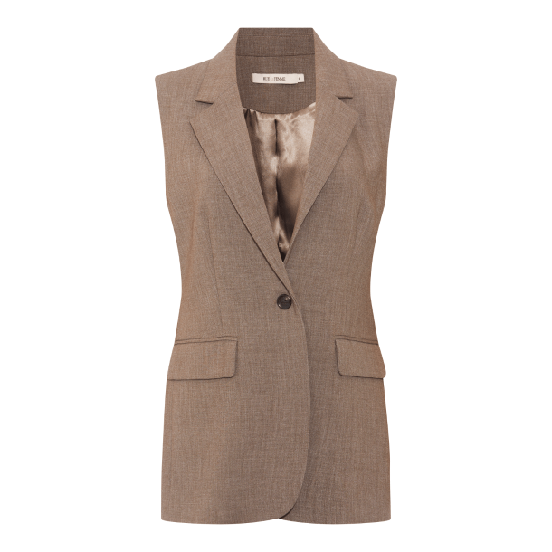 Rue de Femme Vest - Venla Vest - Teak