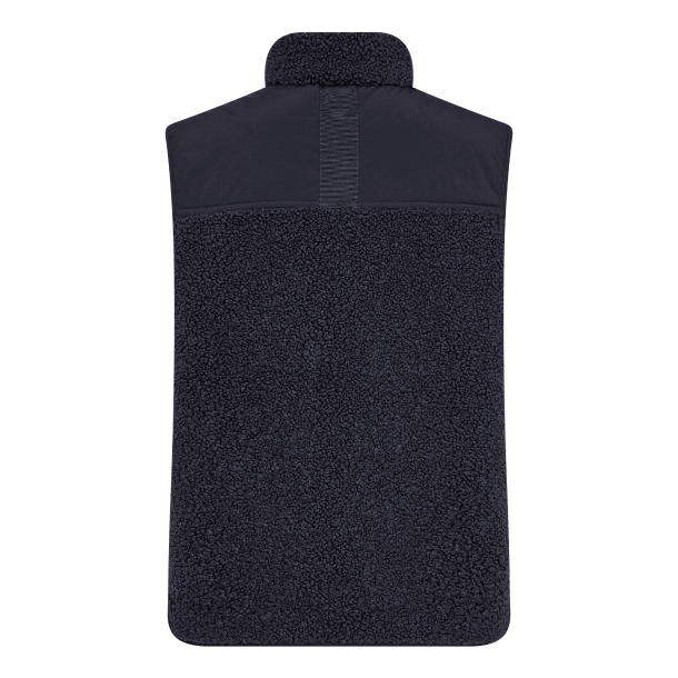 Mos Mosh Vest - MMRowe Eli Teddy Vest - Salute Navy
