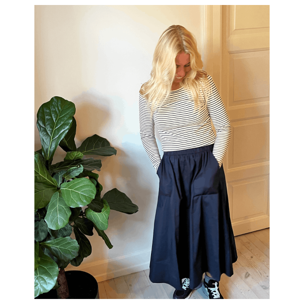 La Rouge Nederdel - Vilma Skirt - Navy