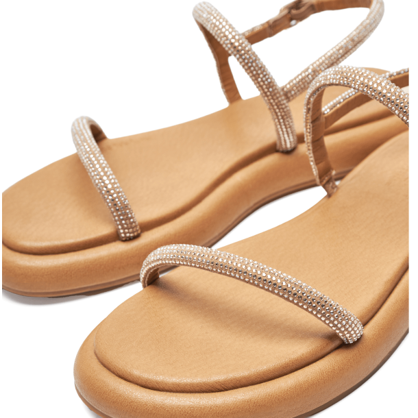 Woden Shoe the Bear Sandal - Monica Crystal - Gold