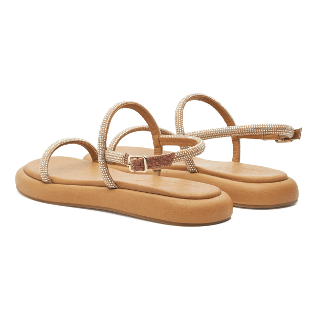 Woden Shoe the Bear Sandal - Monica Crystal - Gold