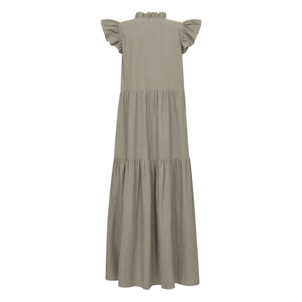 Mos Mosh Kjole - MMWaldy Izha Dress - Burnt Olive