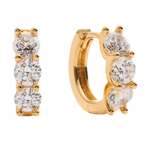 Sparv reringe - Weekend Earrings - Forgyldt