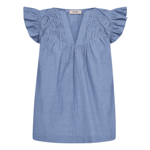 Mos Mosh Top - MMWoda Izha Blouse - Regatta