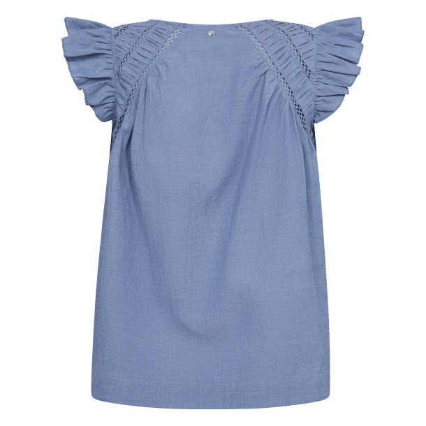 Mos Mosh Top - MMWoda Izha Blouse - Regatta