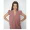 Mos Mosh Top - MMWoda Izha Blouse - Cowhide