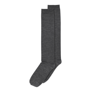 MP Strmper - Wool/Cotton Knee Socks - Dark Grey Melange