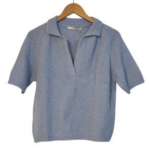 SibinLinnebjerg Strik - Zelda - Light Blue