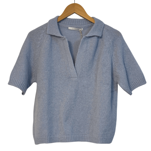 SibinLinnebjerg Strik - Zelda - Light Blue