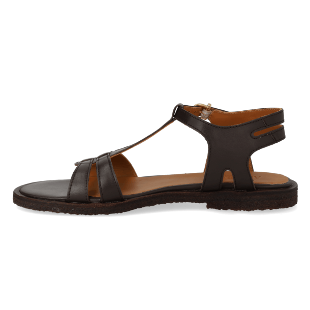 Angulus Sandal - Klassisk Remsandal - Dark Brown