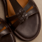 Angulus Sandal - Klassisk Remsandal - Dark Brown