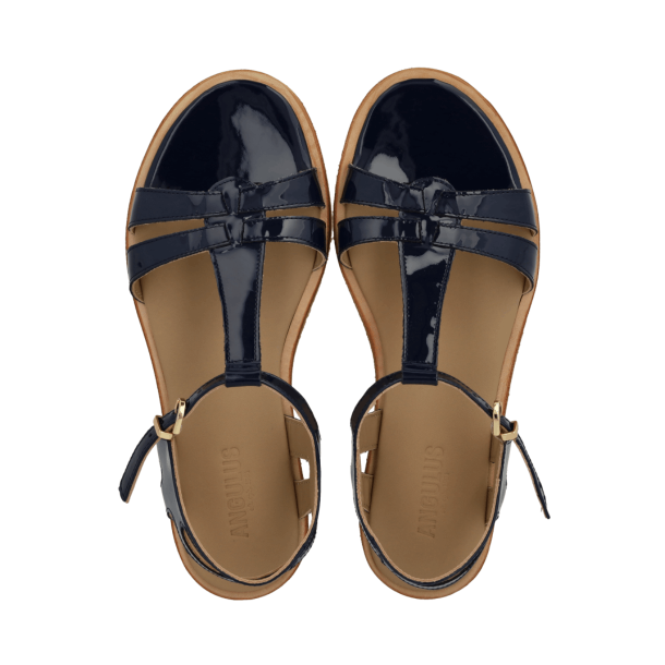 Angulus Sandal - Klassisk Remsandal - Navy
