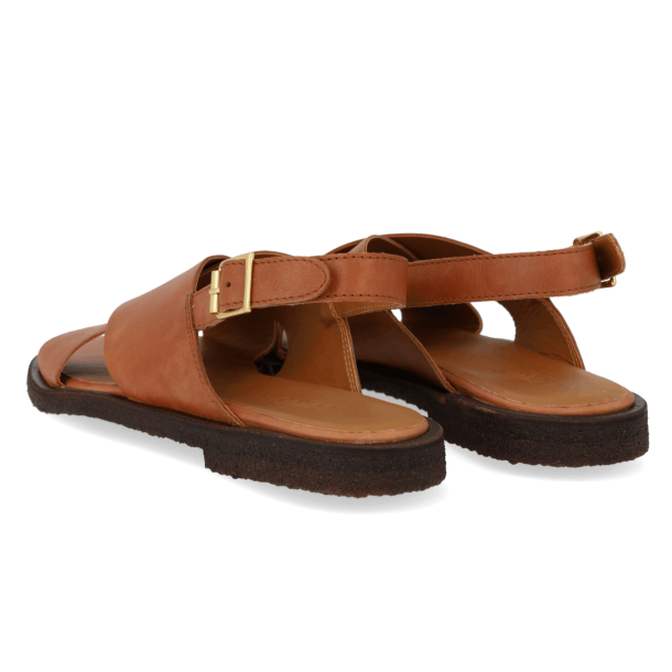Angulus Sandal - Klassisk krydssandal - Tan