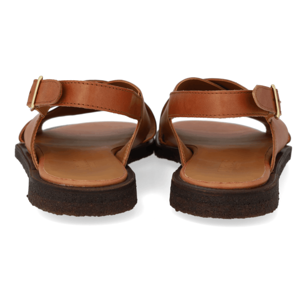 Angulus Sandal - Klassisk krydssandal - Tan