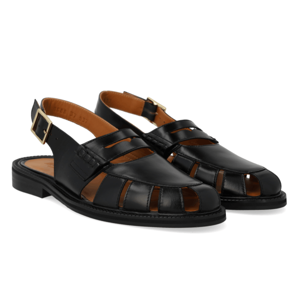 Angulus Sko - Slingback loafer - Black