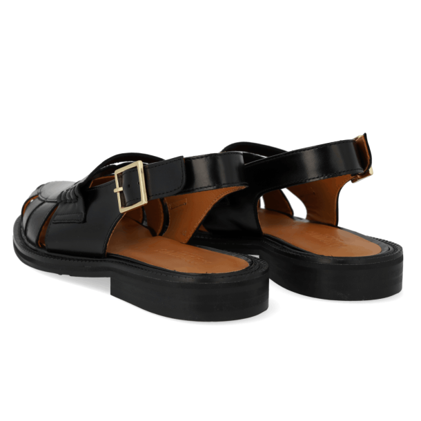 Angulus Sko - Slingback loafer - Black