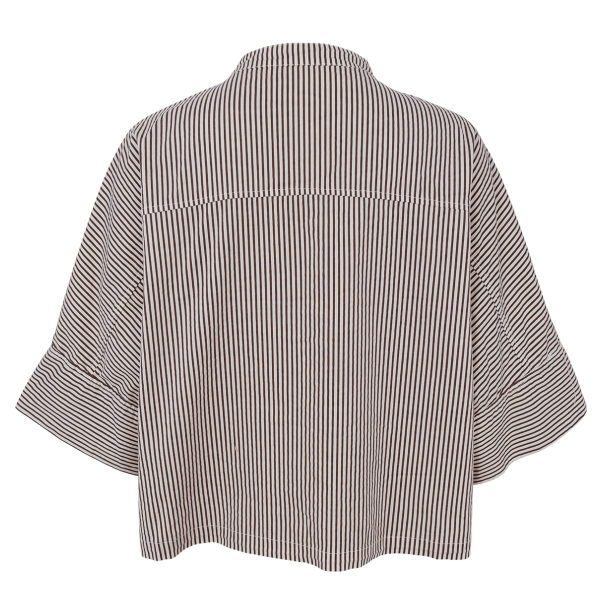 Black Colour Bluse - BCAlly Loose Shirt - Creme