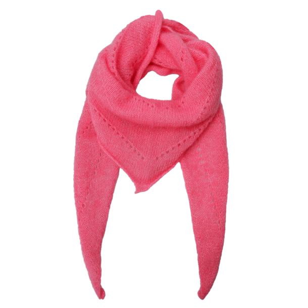 Black Colour T�rkl�de - BCDell Knitted Mini Scarf - Raspberry