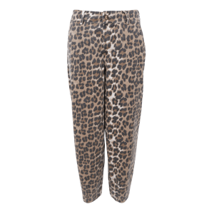 Black Colour Bukser - BCEllie Barrel Pant - Leopard