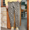 Black Colour Bukser - BCEllie Barrel Pant - Leopard