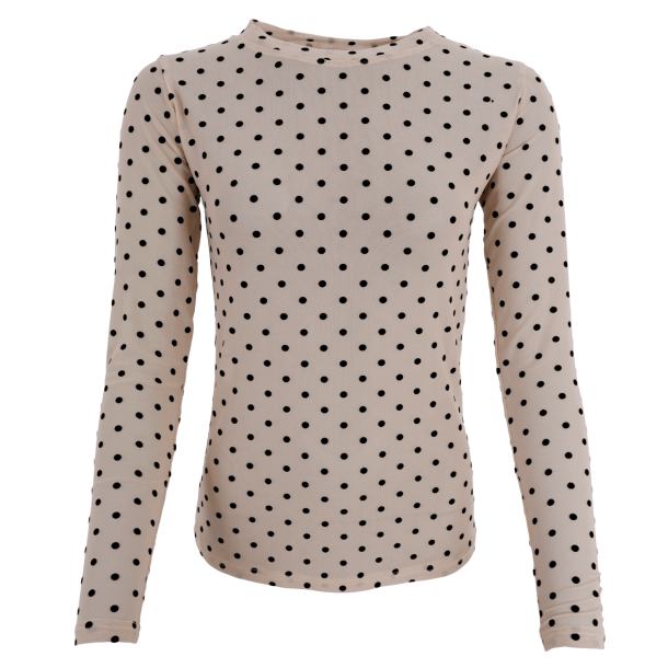 Black Colour Bluse - BCJennie Dotted Mesh - Cream