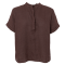 Black Colour Skjorte - BCMelina SS Linen Blouse - Coffee