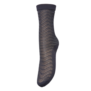 Becksöndergaard Strmper - Mina Glitter Sock - Navy Blazer