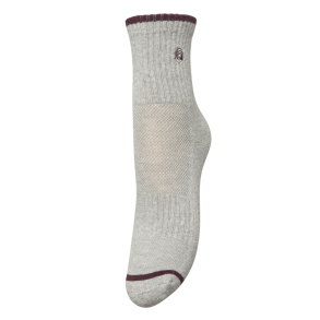 Becksöndergaard Strmper - Rose Cotta Short Sock - Light Grey Melange