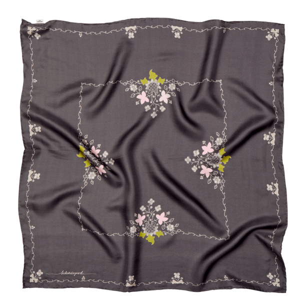 Becksöndergaard Trklde -  Broderia Sia Scarf - Forged Iron Gray