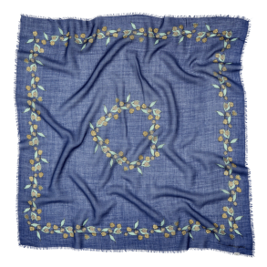 Becksöndergaard Trklde -  Carna Woo Scarf - Purple Dusk