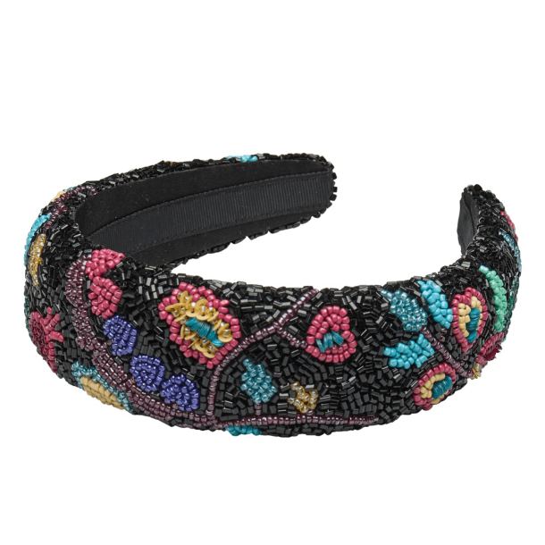 Becksöndergaard Hrbjle - Fairygard Wide Beaded Hairbrace - Black