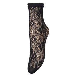 Becksöndergaard Strmper - Lacia Lace Sock - Black