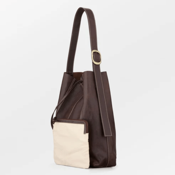 Becksöndergaard Taske - Panel Mae Buckle Bag - Chocolate Torte