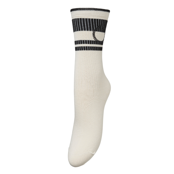 Becksöndergaard Strmper - Thalia Cotta Sock - Birch White