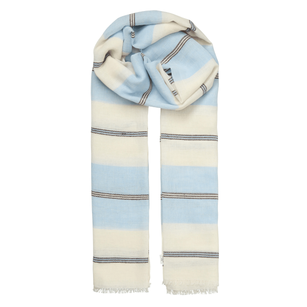 Becks�ndergaard T�rkl�de - Wovelia Cowea Scarf - Skyway Blue